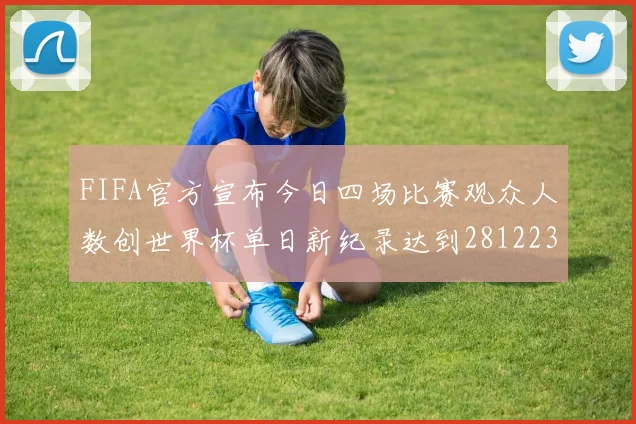 FIFA官方宣布今日四场比赛观众人数创世界杯单日新纪录达到281223人